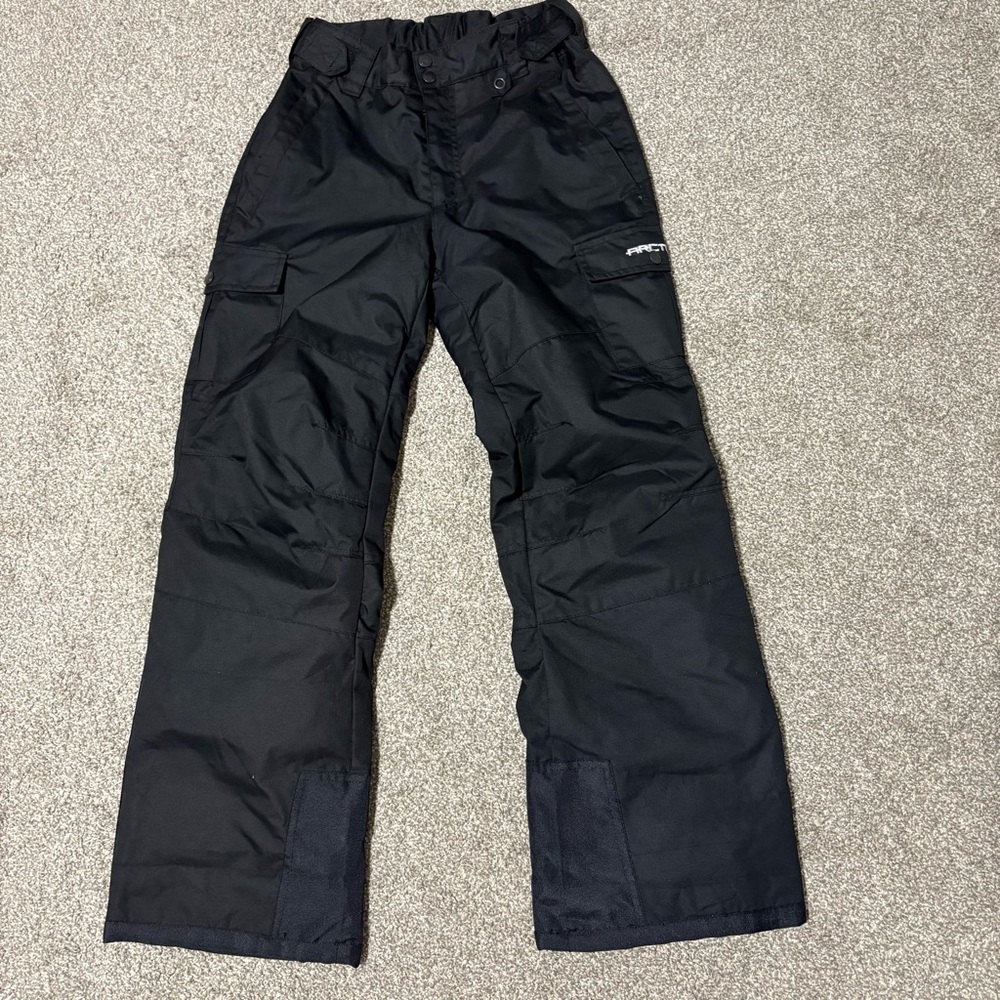 Arctix Youth Black Ski Snow Pants Boy's Size Large
